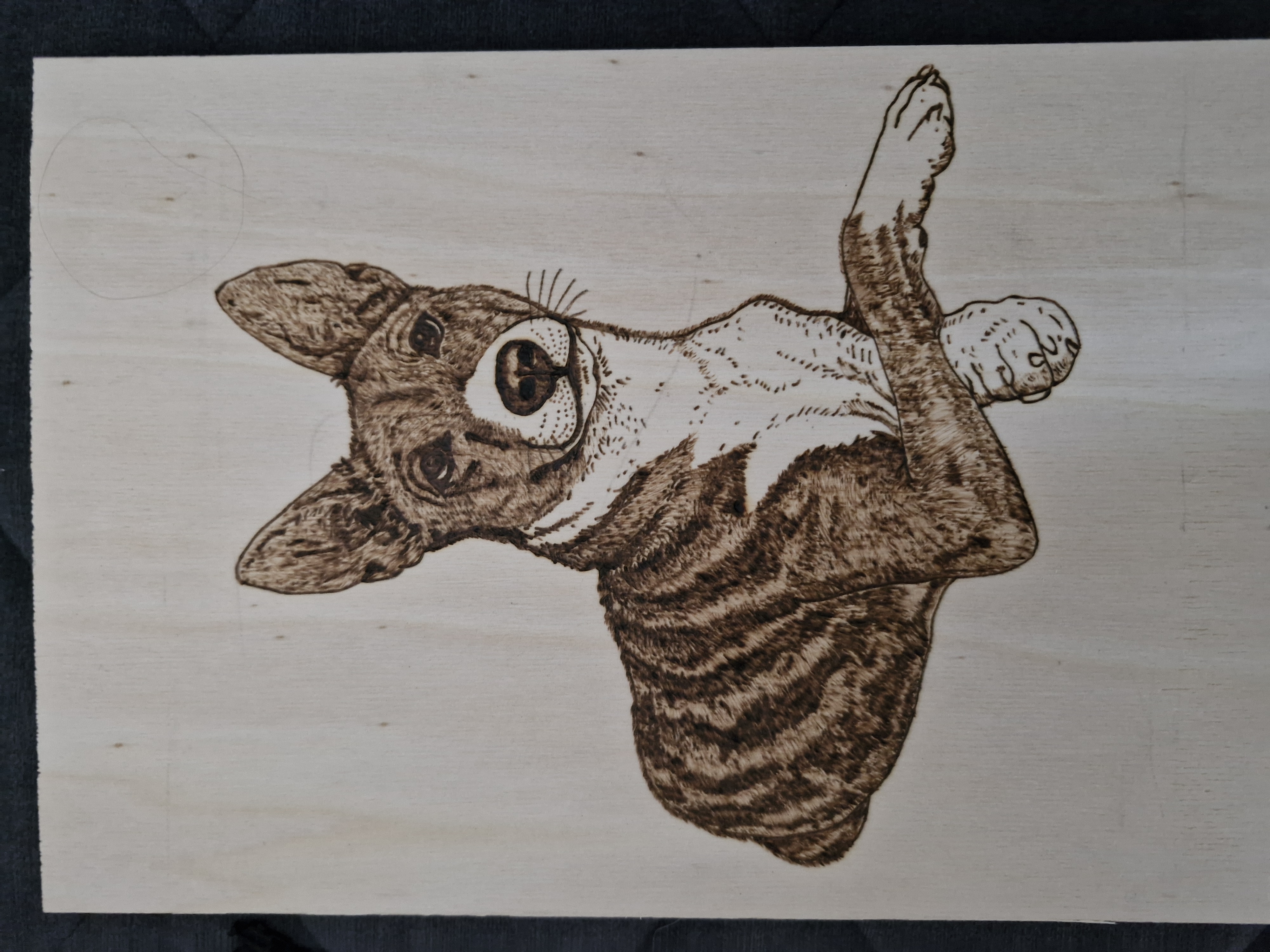 Brandmalerei Arbeit 2