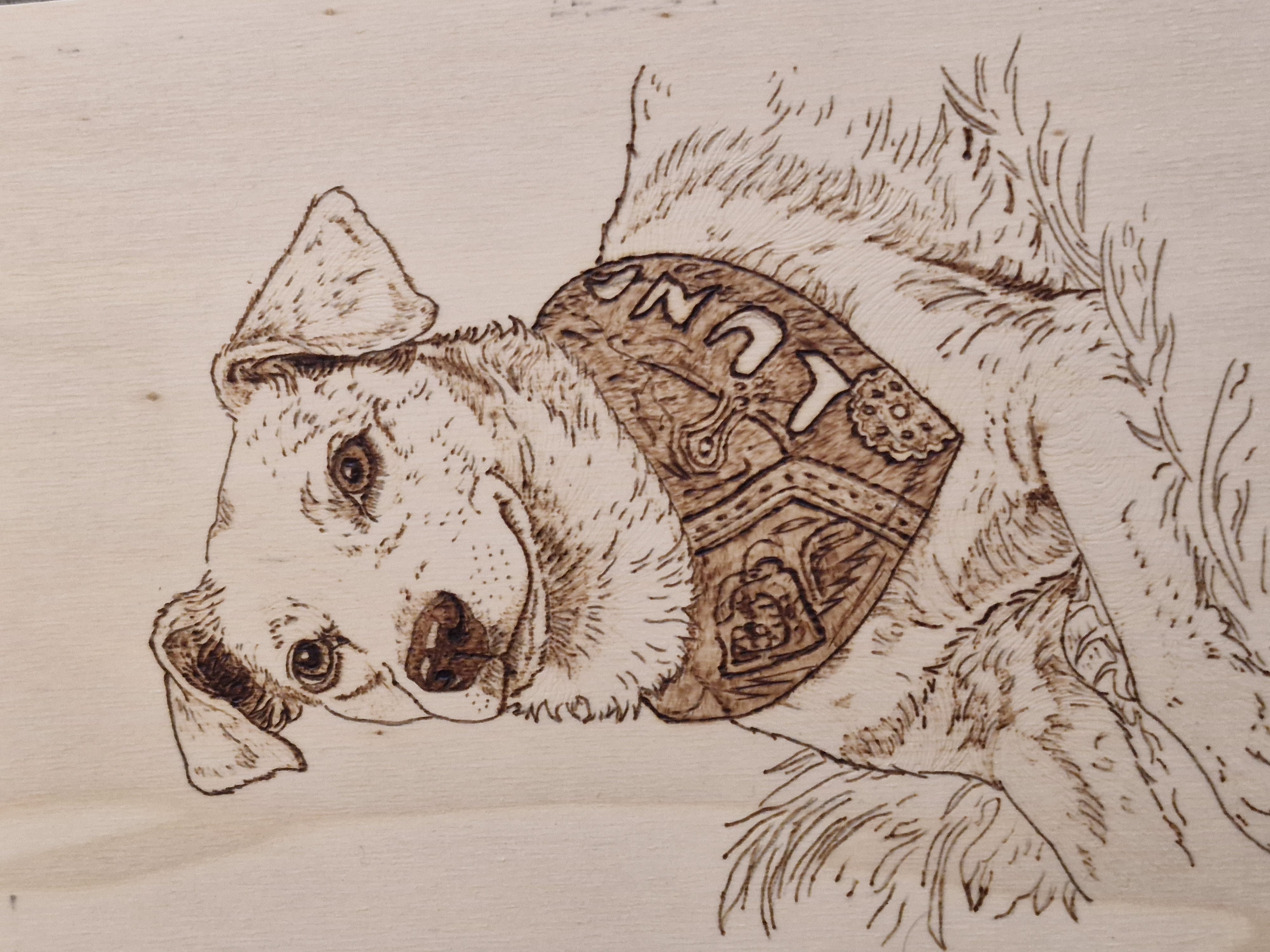 Brandmalerei Arbeit 4